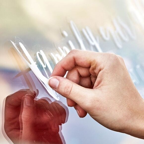 Day Spring Wedding  Window  Cling  for Couples - Picture 3 of 6